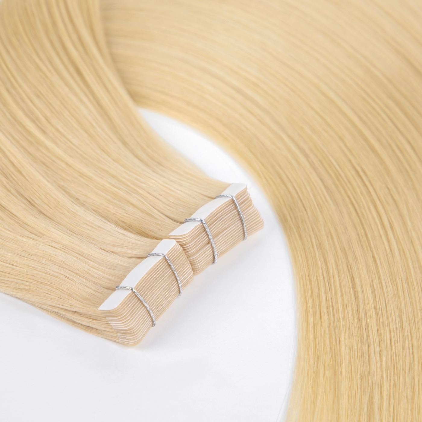 vlasové pásky Blond vlasové pásky my tapes svetla blond 24