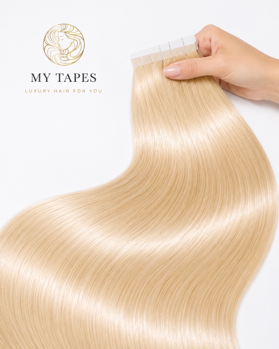 Vlasove Pasky Blond vanilla Vlasove Pasky blond tape in vlasy blond