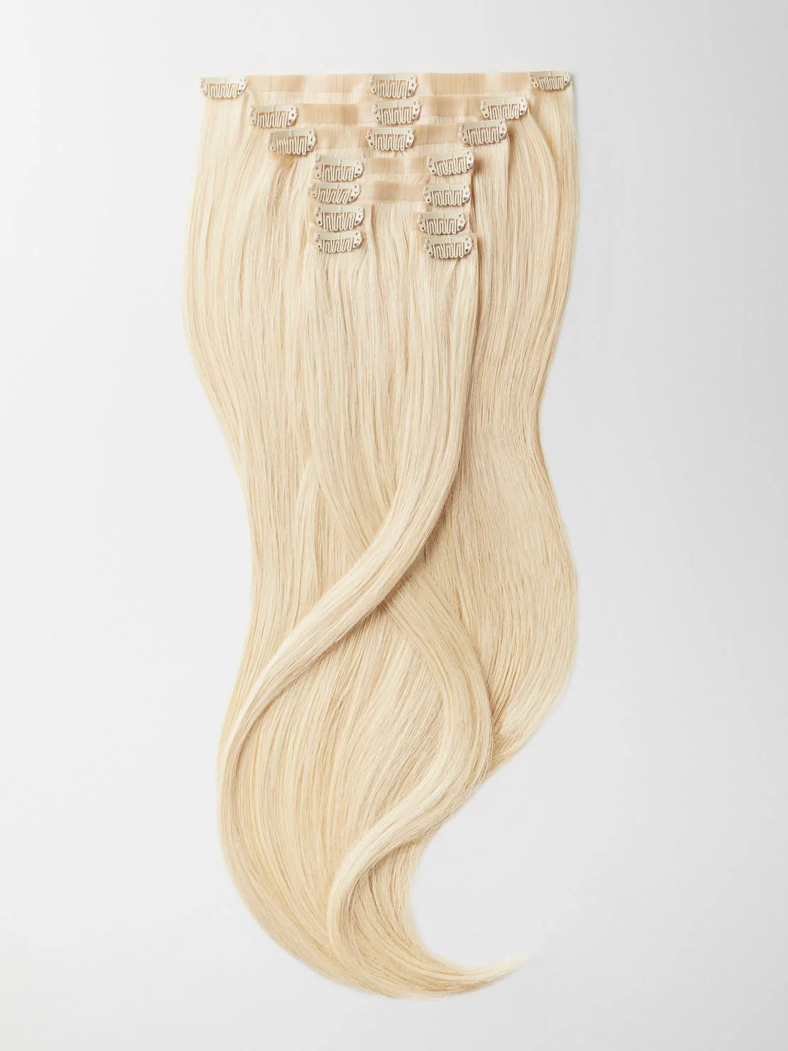 clip in Blond Platinová