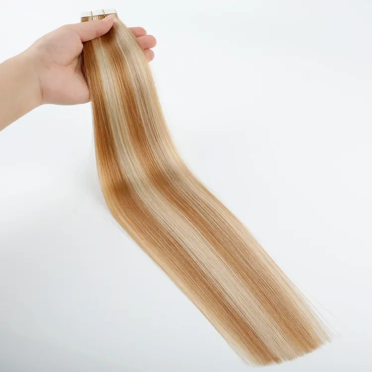 Vlasové pásky Blond Melír tape in vlasy