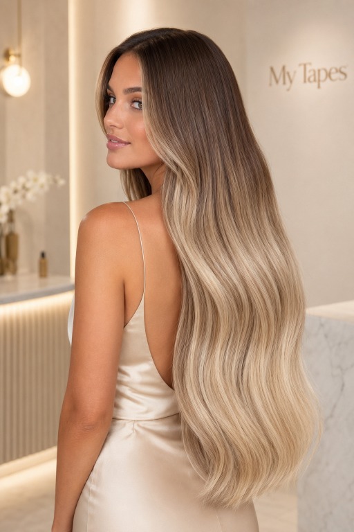 Vlasove pasky Balayage tape in vlasy balayage Vlasove pasky ombre melir