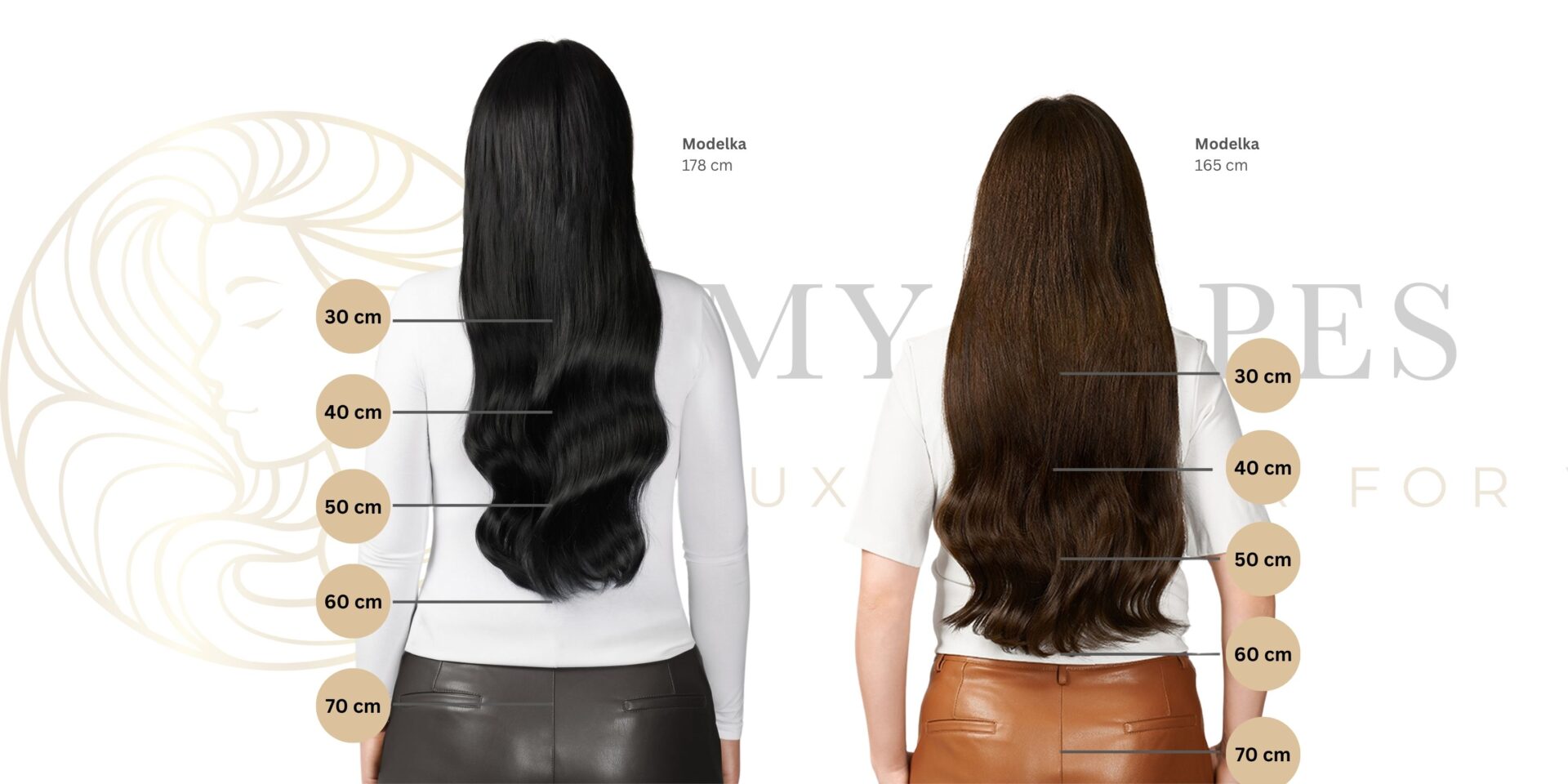 délka vlasových pásku my tapes